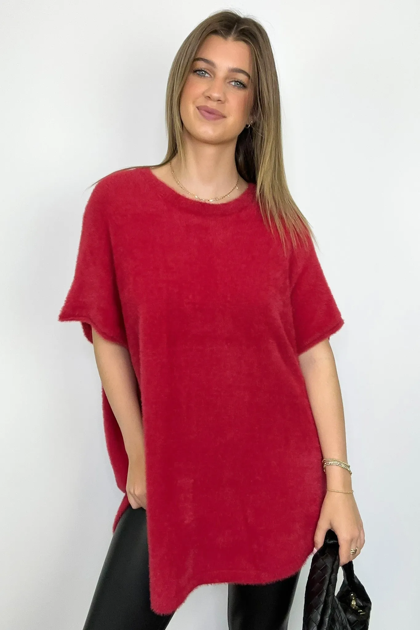 Admired Poise Mock Neck Knit Top - FINAL SALE