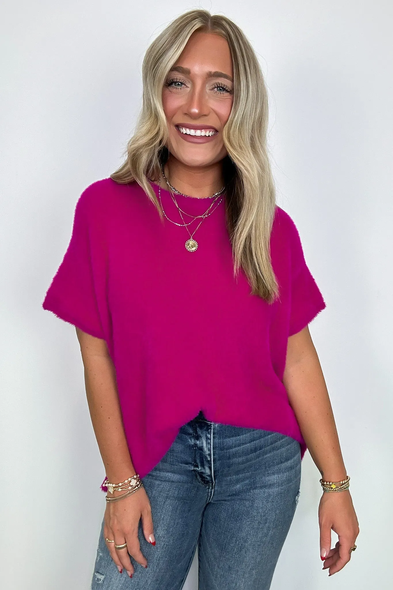 Admired Poise Mock Neck Knit Top - FINAL SALE
