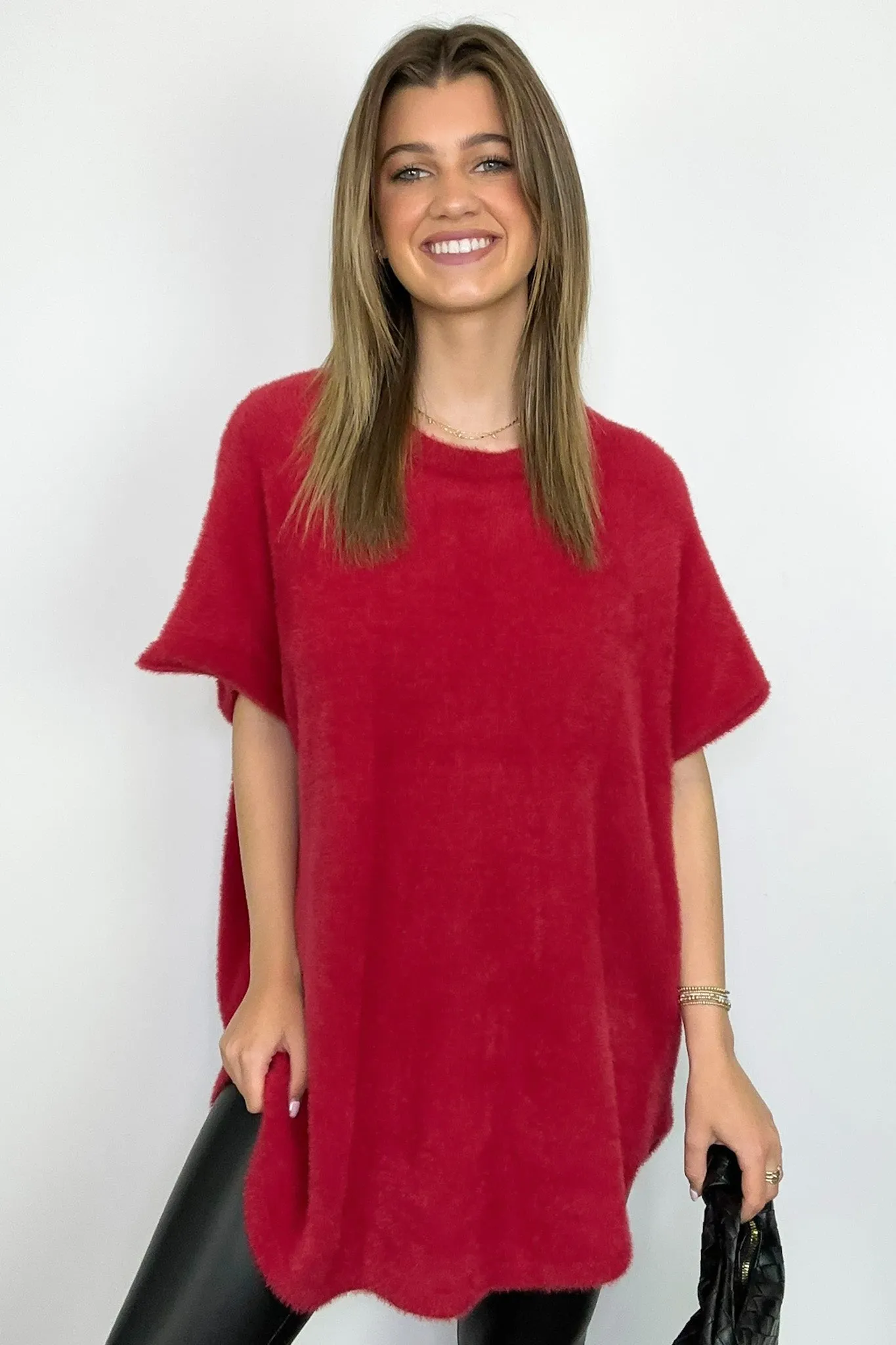 Admired Poise Mock Neck Knit Top - FINAL SALE