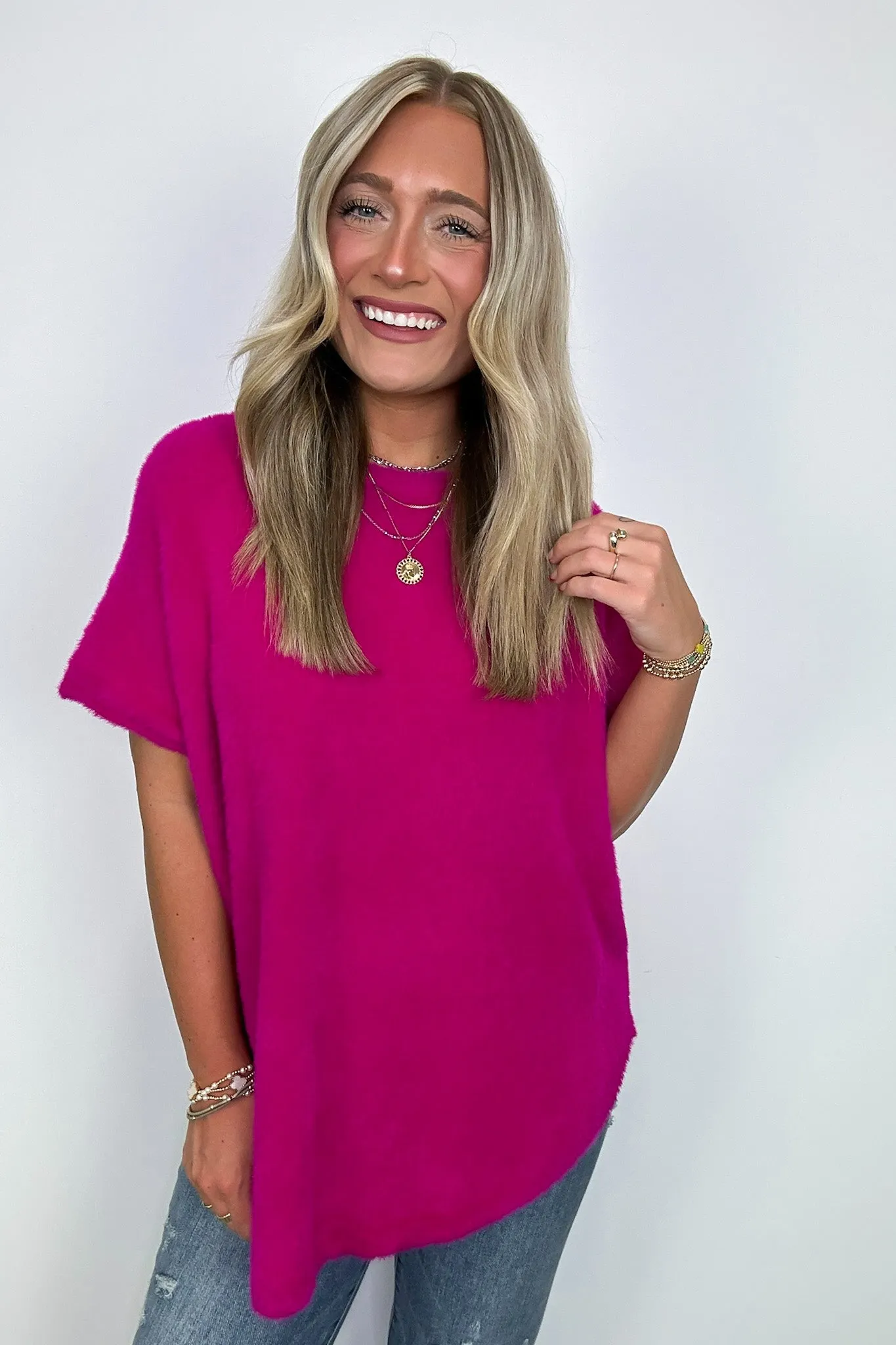 Admired Poise Mock Neck Knit Top - FINAL SALE