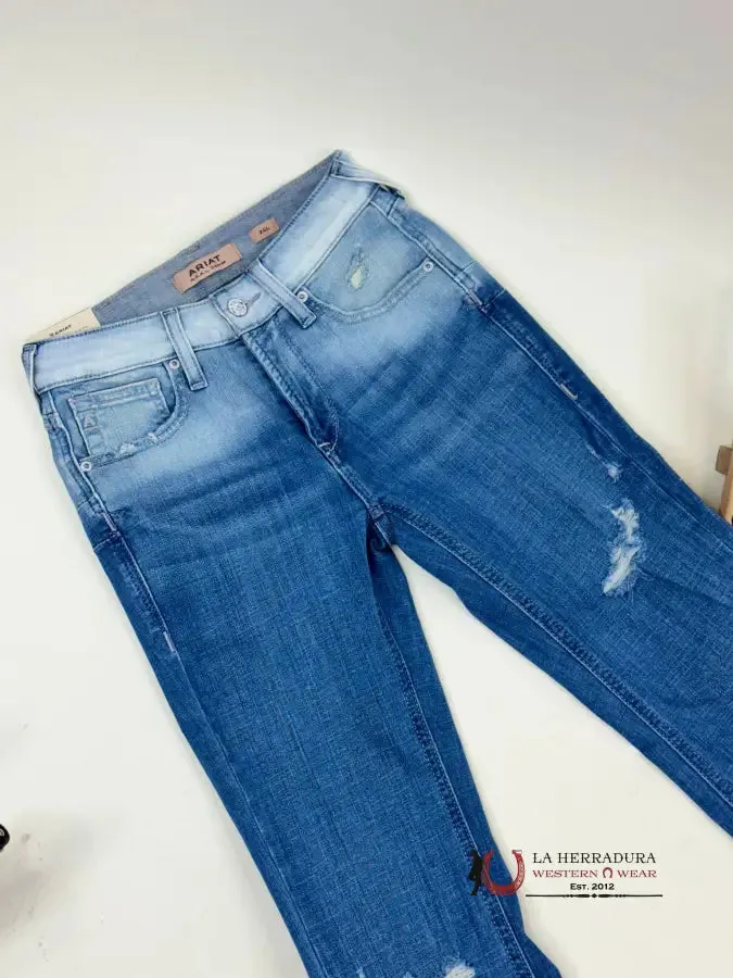 ARIAT WOMENS JEAN OMBRÉ HIGH RISE FLARE