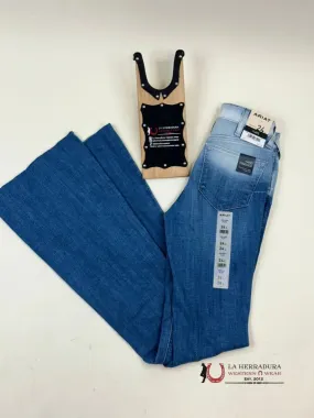 ARIAT WOMENS JEAN OMBRÉ HIGH RISE FLARE