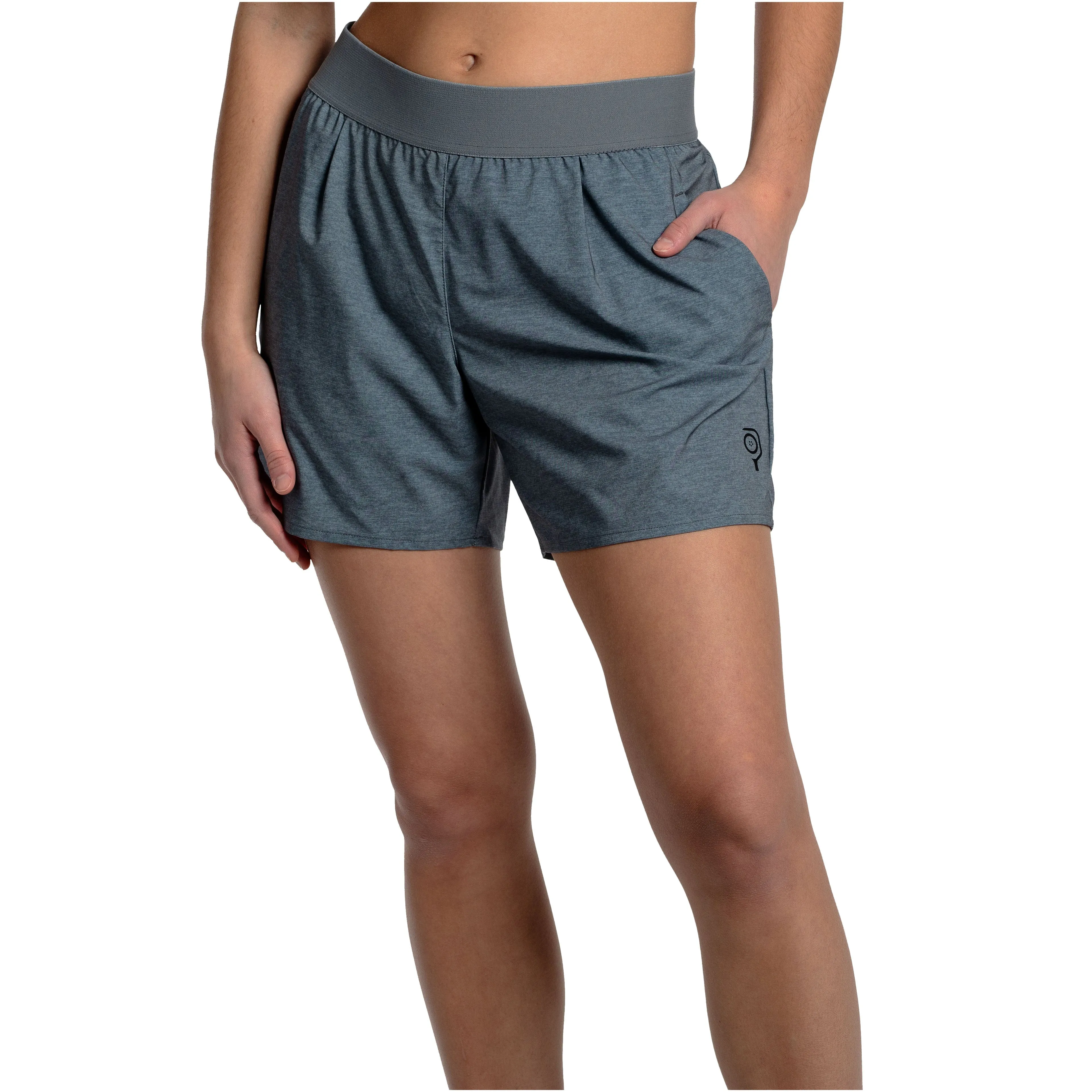 Baddle Stretch Woven 5in Womens Pickleball Shorts