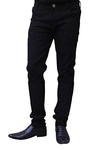 BEN CARTER Men's Cotton Stretchable Jeans (BCJN-REGULR-BLACK-ZB-30_30_Black)