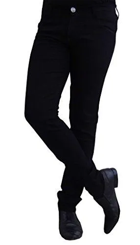 BEN CARTER Men's Cotton Stretchable Jeans (BCJN-REGULR-BLACK-ZB-30_30_Black)