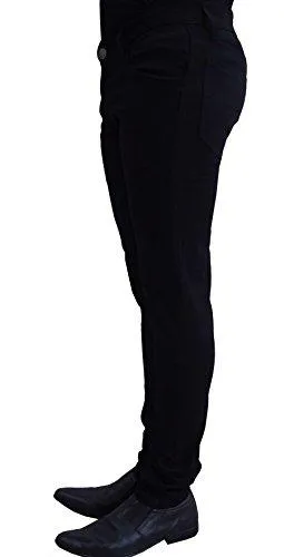 BEN CARTER Men's Cotton Stretchable Jeans (BCJN-REGULR-BLACK-ZB-30_30_Black)
