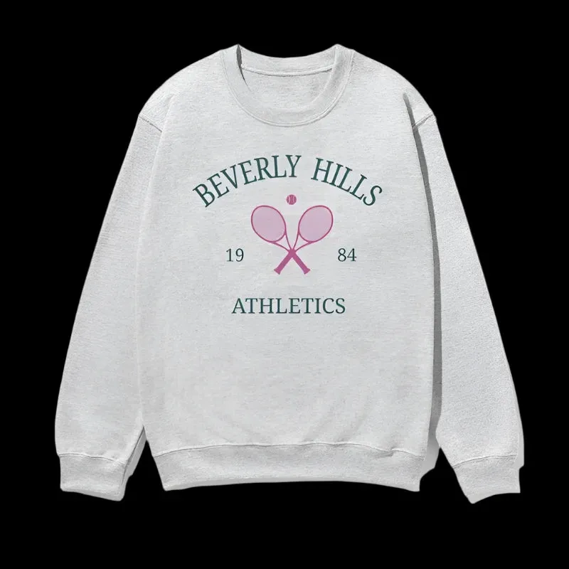 Beverly Hills Tennis Club Grey Sweatshirt Crewneck
