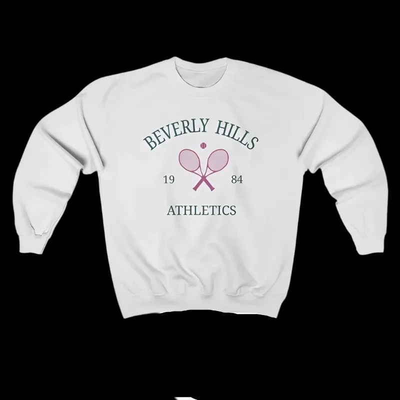 Beverly Hills Tennis Club Grey Sweatshirt Crewneck