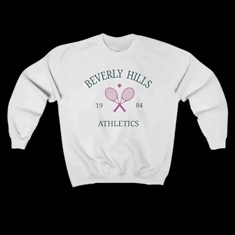 Beverly Hills Tennis Club Grey Sweatshirt Crewneck