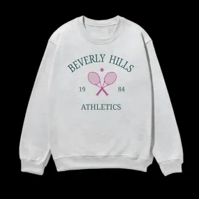 Beverly Hills Tennis Club Grey Sweatshirt Crewneck