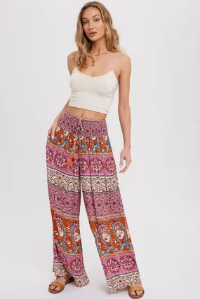 Boho Wide Leg Pants * on sale