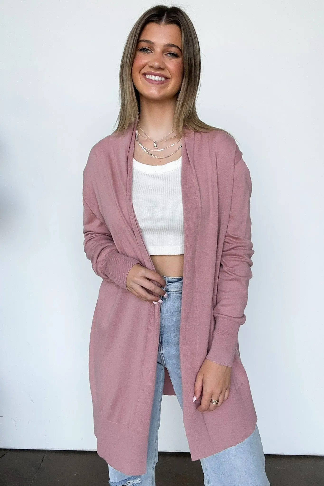 Chicest State Open Front Cardigan - FINAL SALE