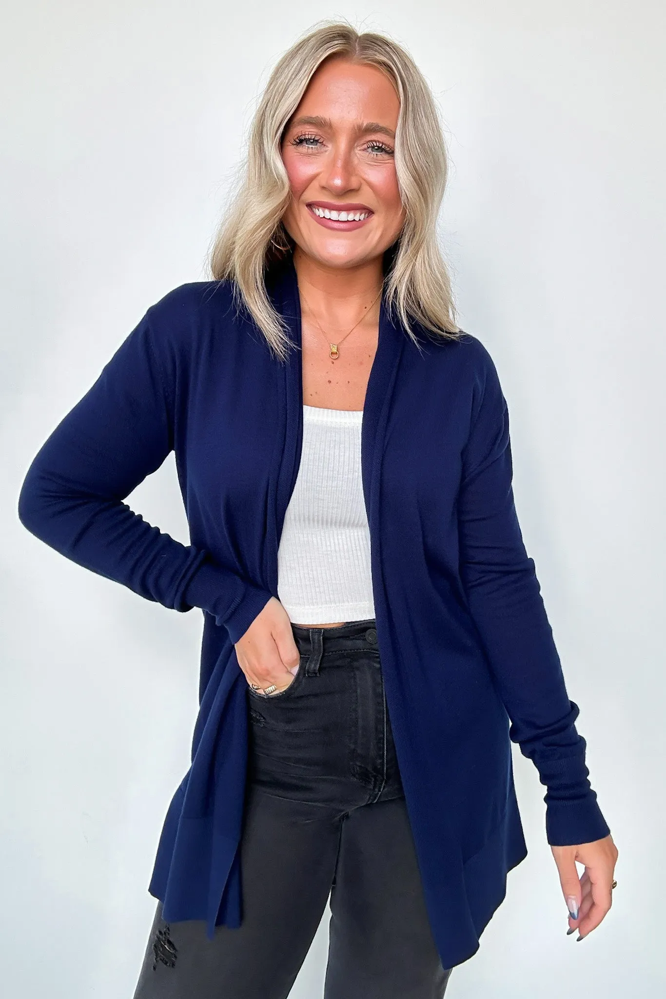 Chicest State Open Front Cardigan - FINAL SALE