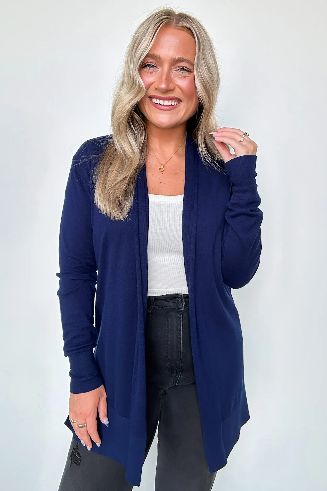 Chicest State Open Front Cardigan - FINAL SALE