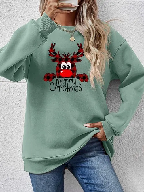 Christmas Cheer Festive Graphic Sweatshirt