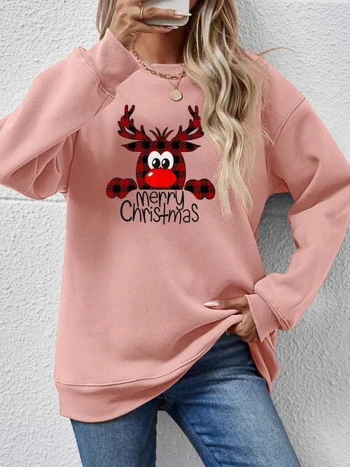 Christmas Cheer Festive Graphic Sweatshirt