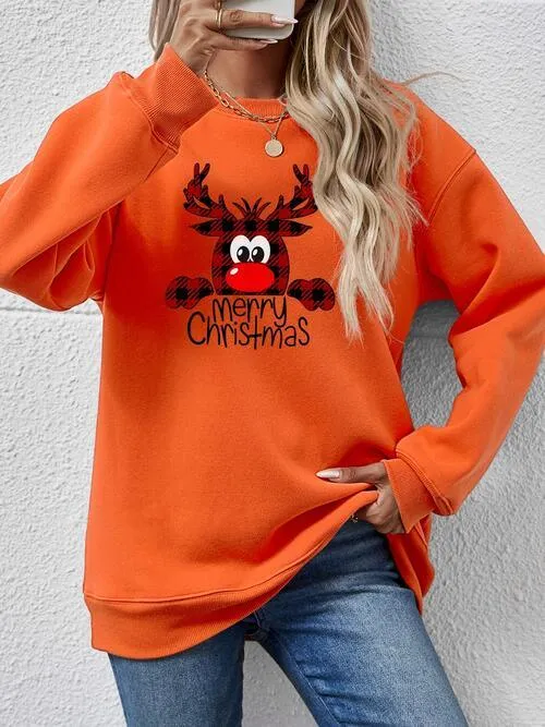 Christmas Cheer Festive Graphic Sweatshirt