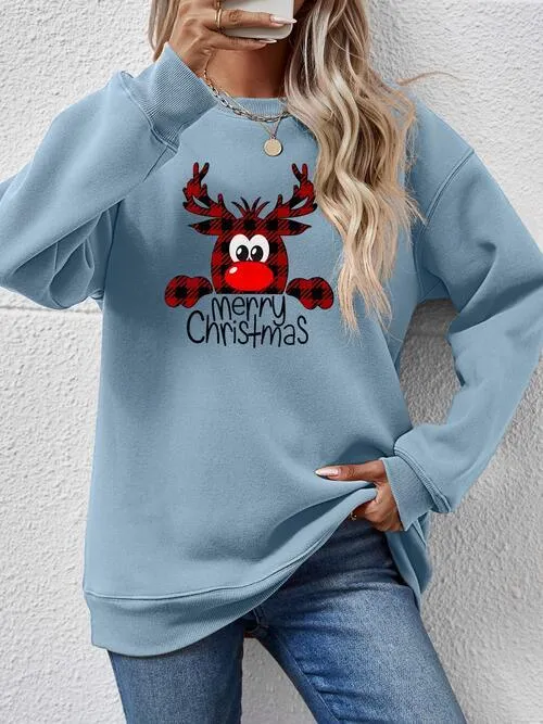 Christmas Cheer Festive Graphic Sweatshirt