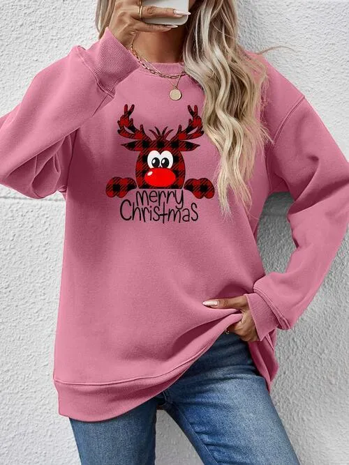 Christmas Cheer Festive Graphic Sweatshirt