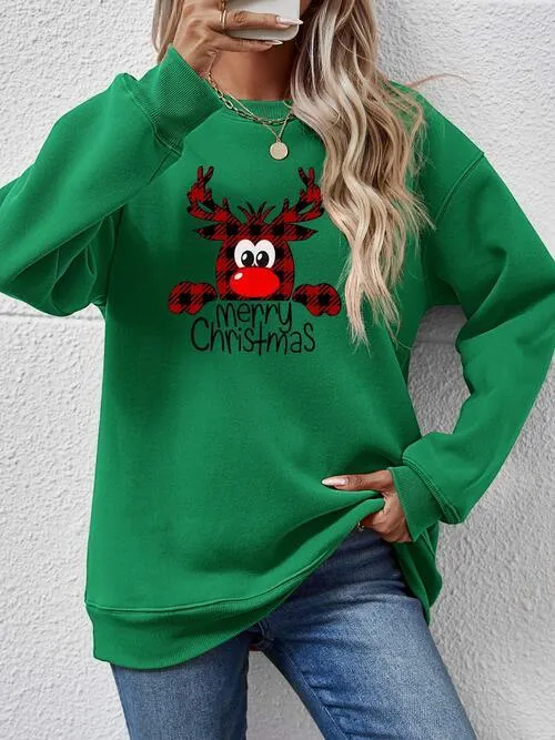 Christmas Cheer Festive Graphic Sweatshirt