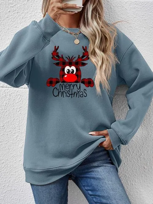 Christmas Cheer Festive Graphic Sweatshirt