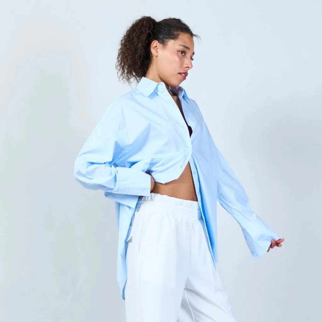 Classic oversized shirt wholesale