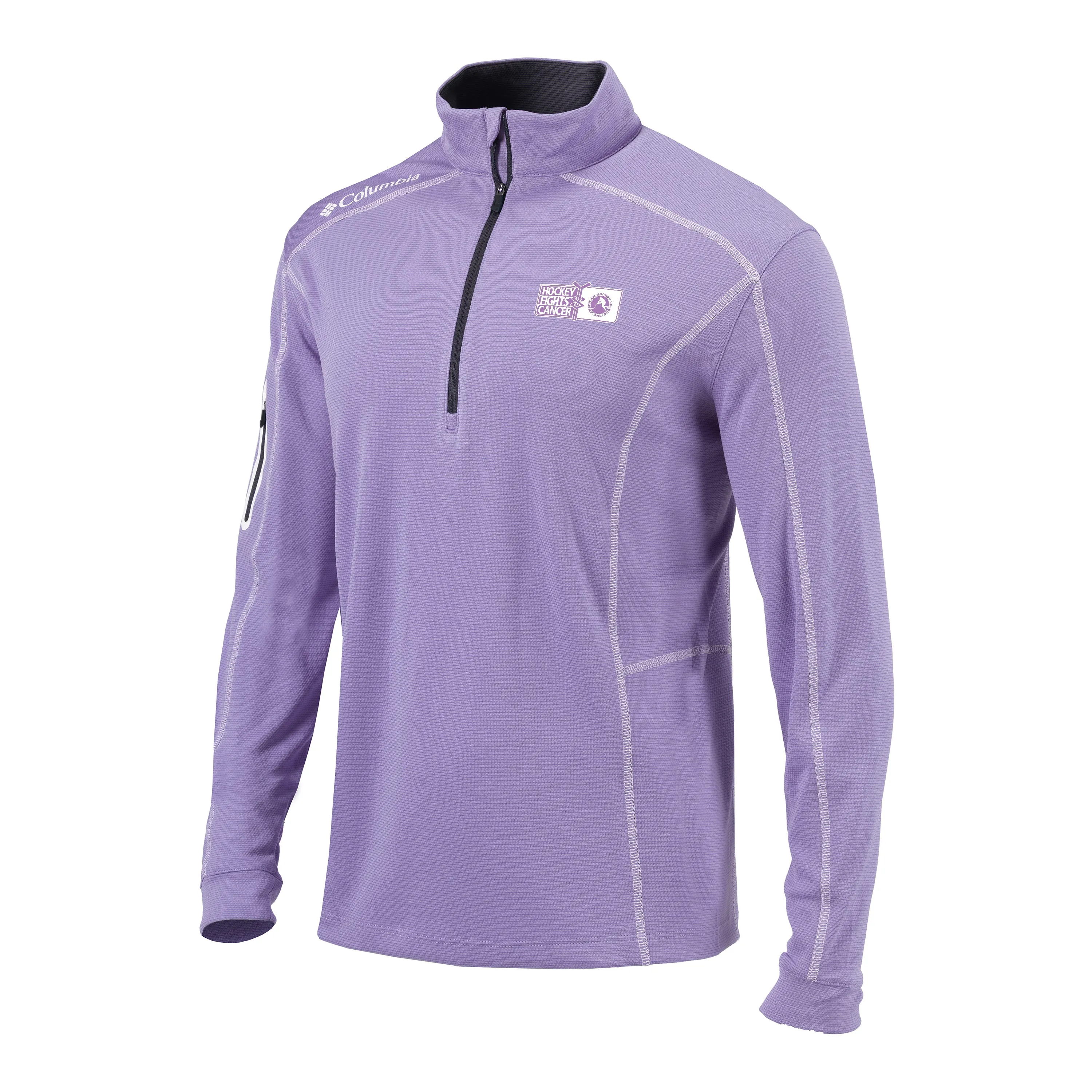 Columbia Hockey Fights Cancer Shotgun Pullover