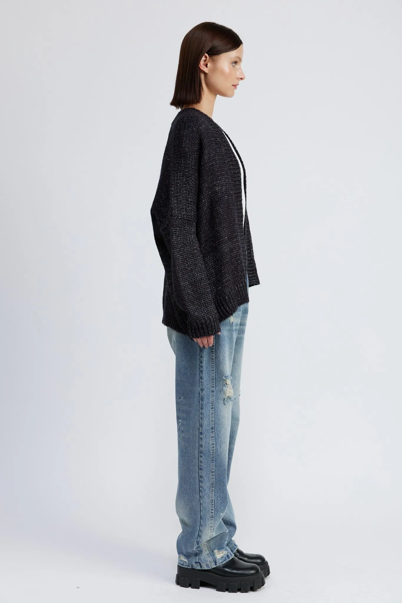 Cozy Oversized Knit Cardigan