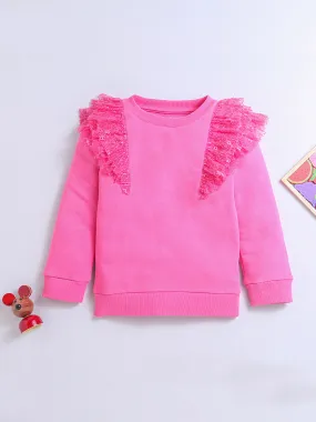 Dark Pink Sweatshirts For Girls