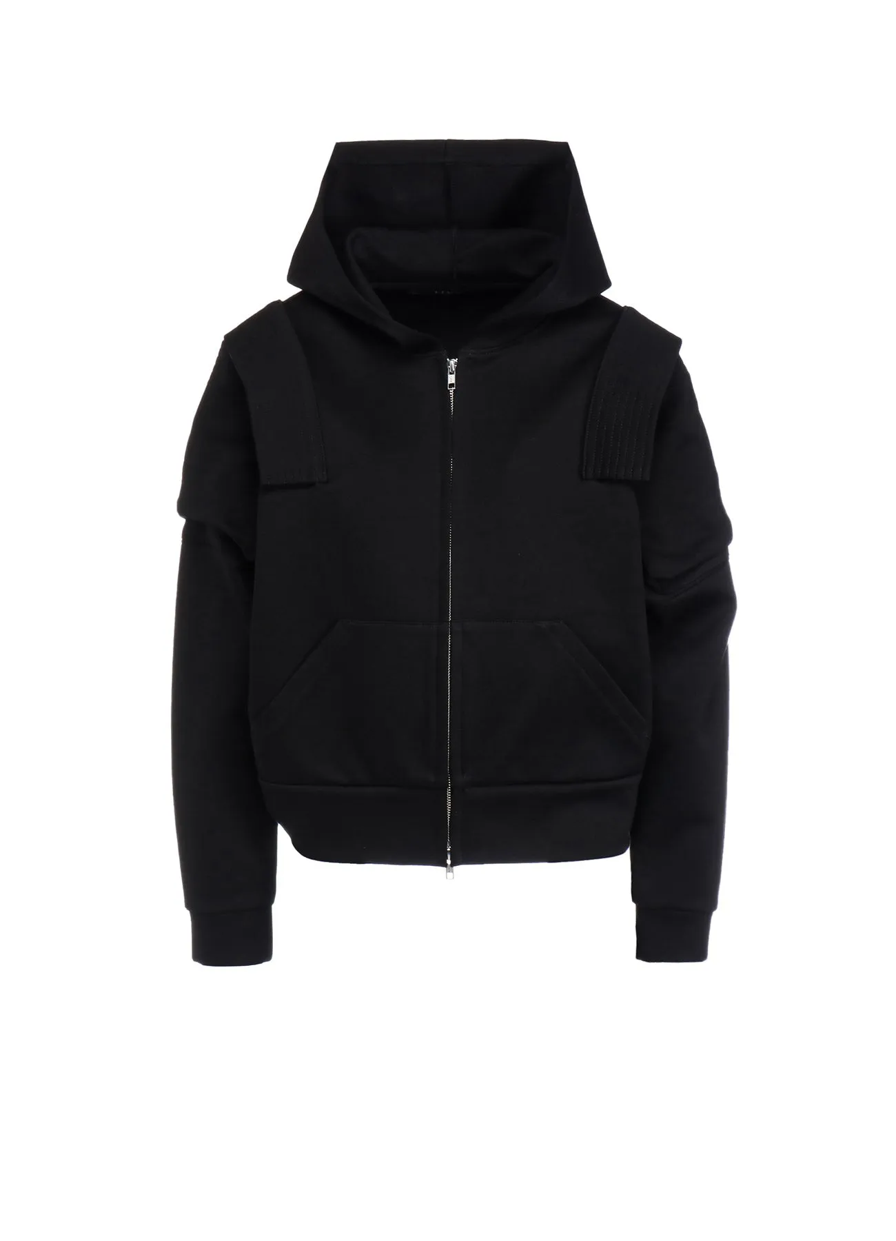 DOUBLE KNIT SHOULDER POCKET PARKA