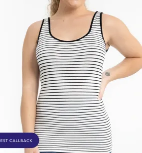 #ET1020 STRIPED SHORT SLEEVE TOP