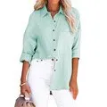 FashionSierra - Oversize Turn Down Collar Elegant Blouses