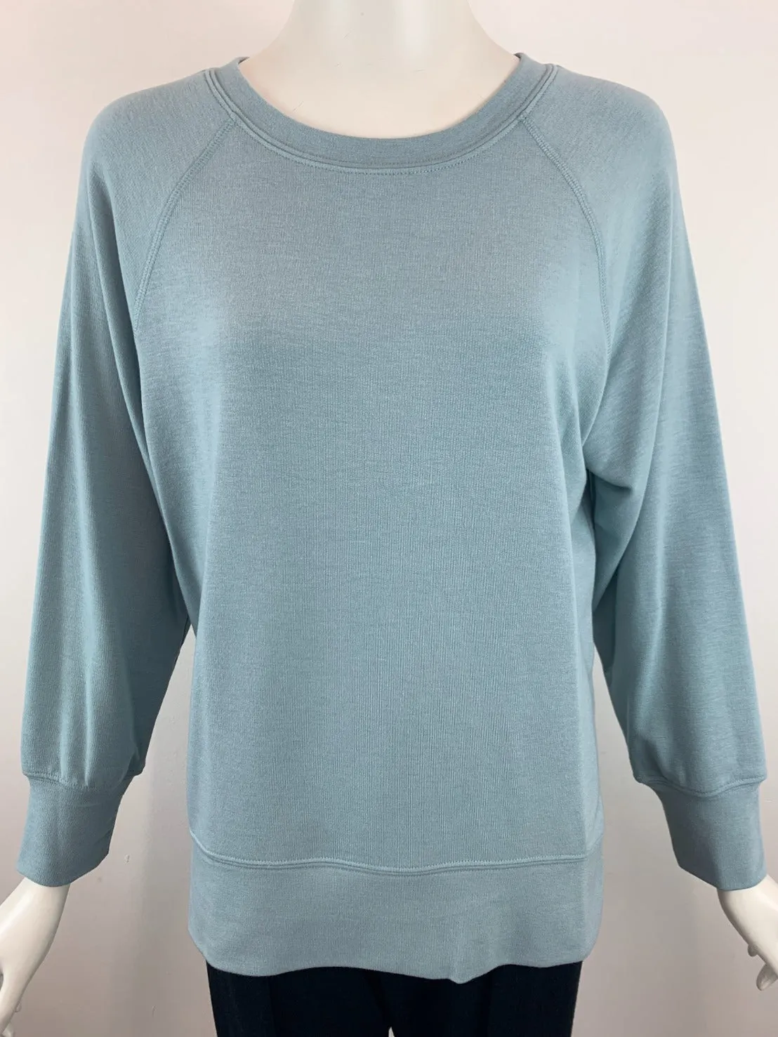 French Terry Sweatshirt - Silver Blue