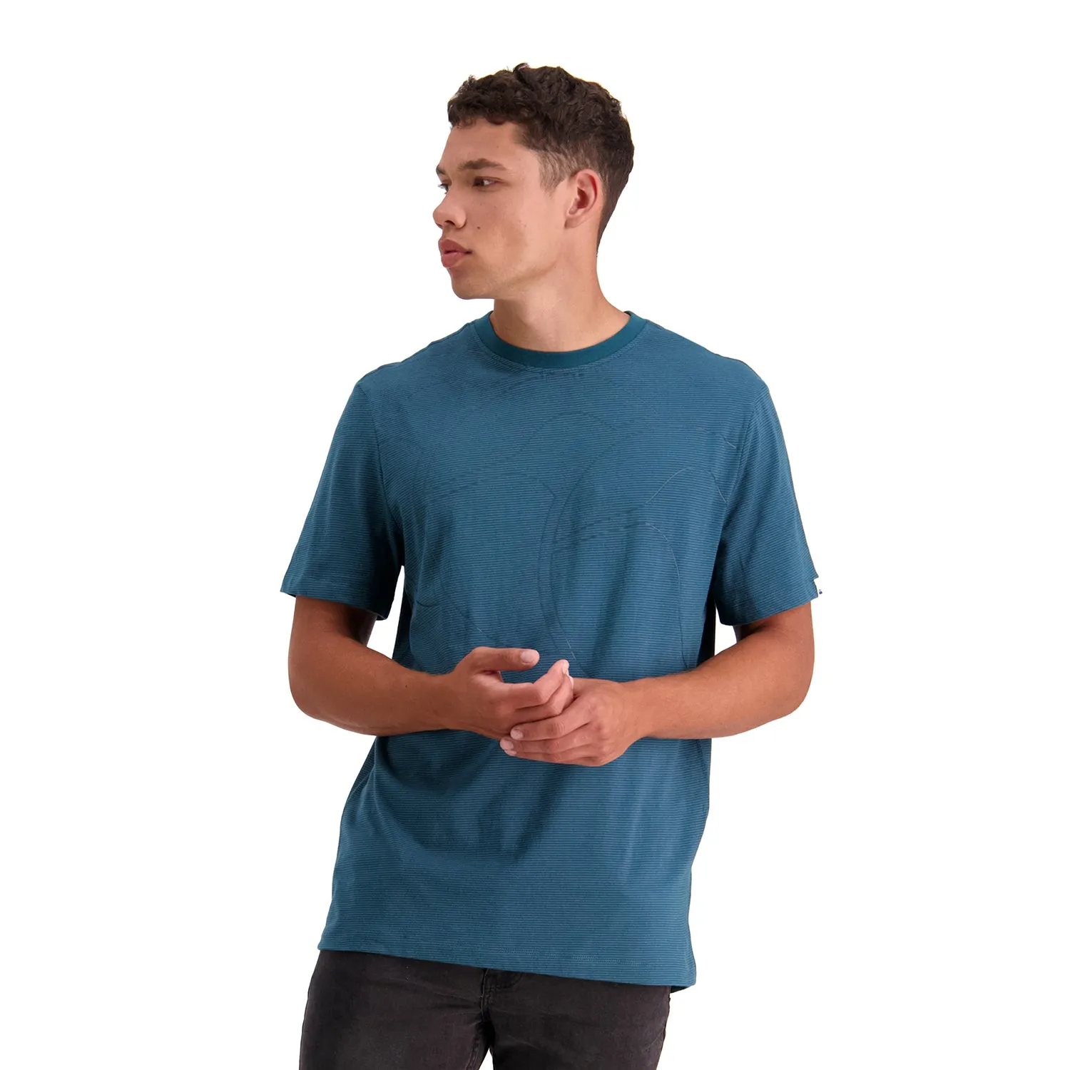 Fundamental Micro Stripe Tee H2 22