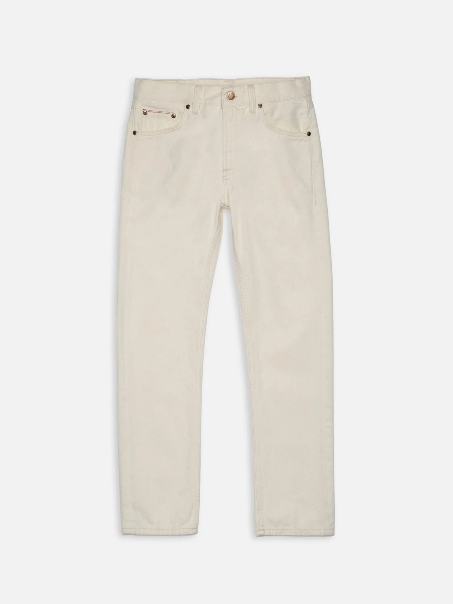 Gritty Jackson Ivory Selvage