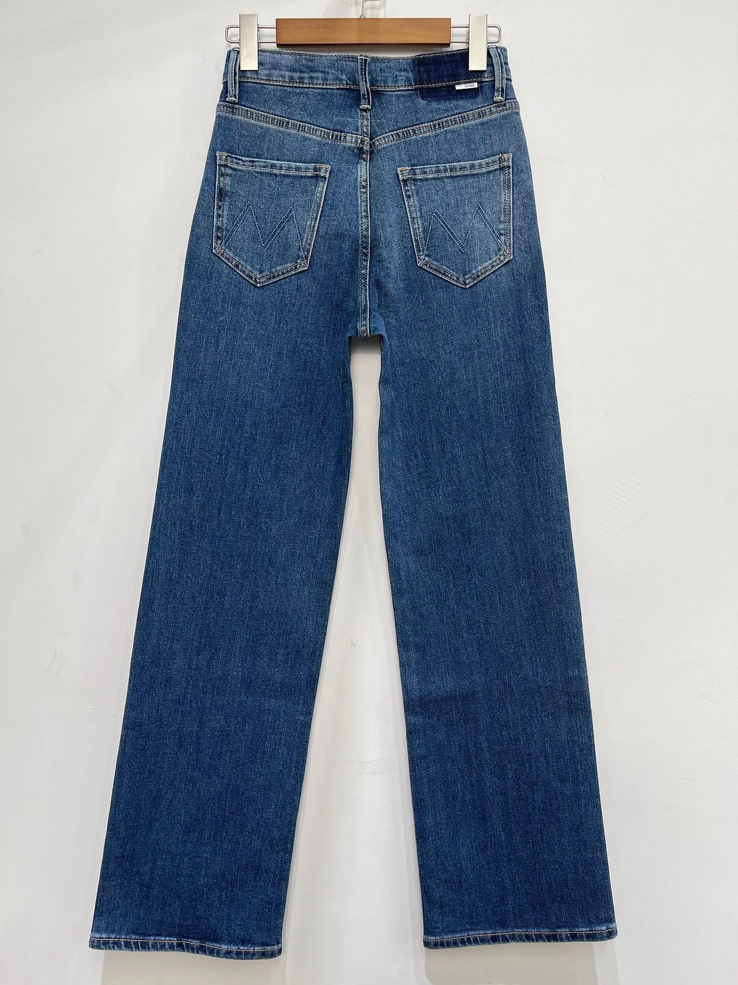 High Waist Women's Versatile Straight Jeans