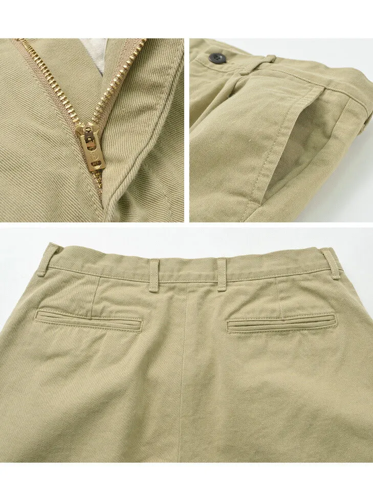 JAPAN BLUE JEANS / RJB8020  12oz selvedge chino 1-tuck wide trousers