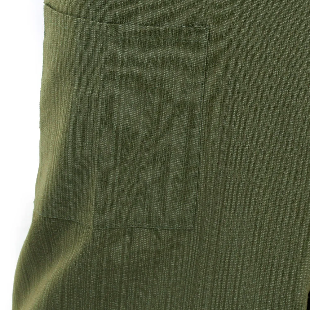 Jungle Green Men's Pinstripe Thai Fisherman Pants