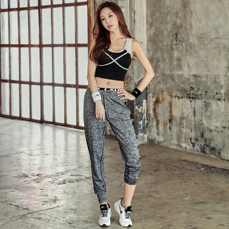 Korean Yoga Women Fitness Innerwear Breathable Quick Dry Tank Top Jogging Sporty Activewear