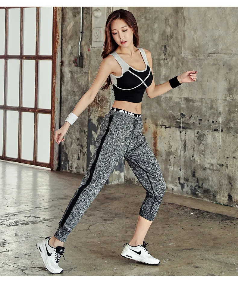 Korean Yoga Women Fitness Innerwear Breathable Quick Dry Tank Top Jogging Sporty Activewear