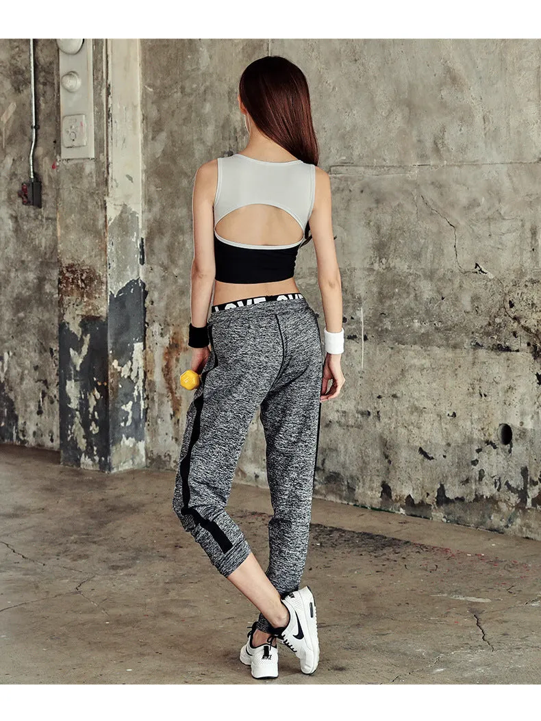 Korean Yoga Women Fitness Innerwear Breathable Quick Dry Tank Top Jogging Sporty Activewear
