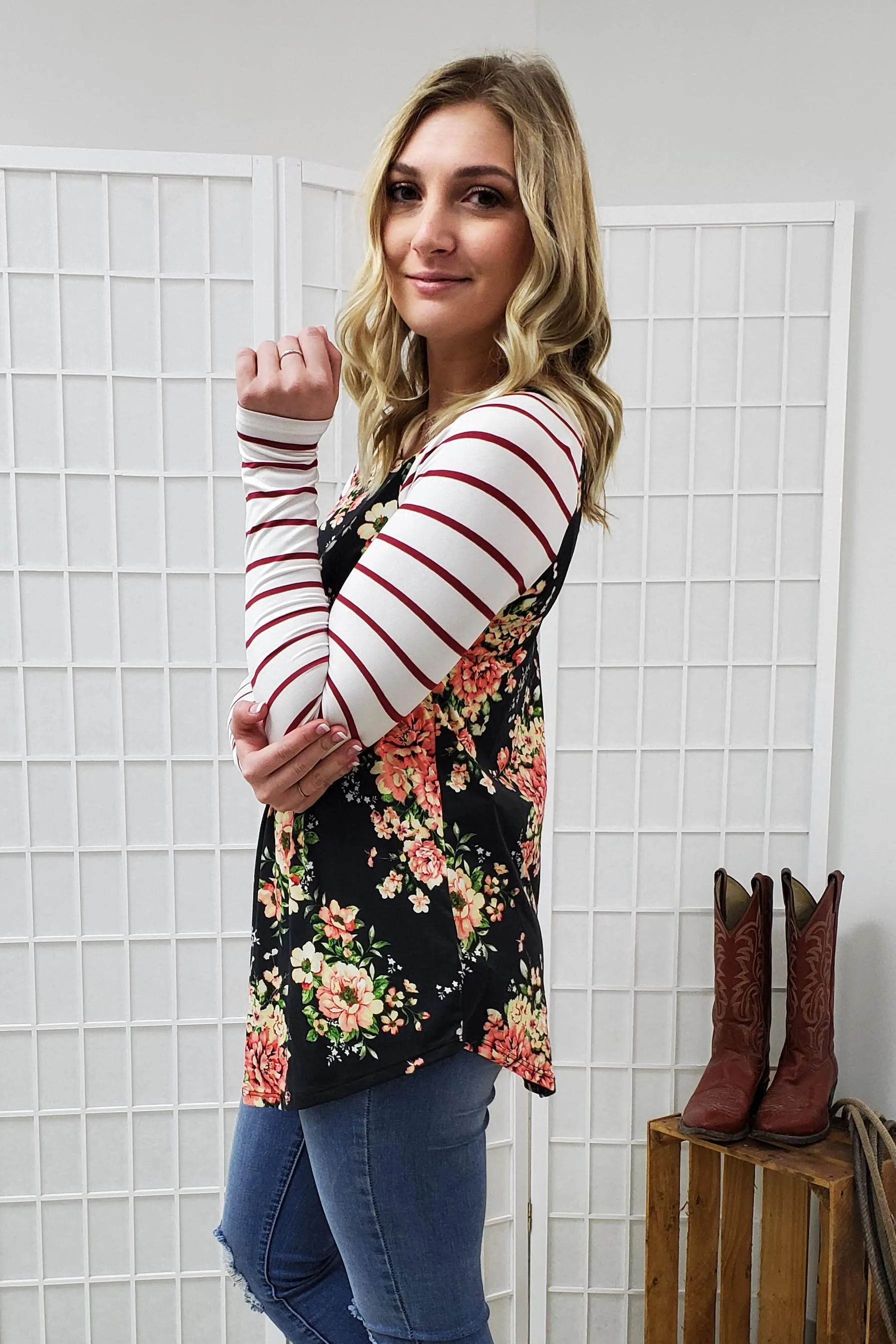 Macey Brooke Floral Top