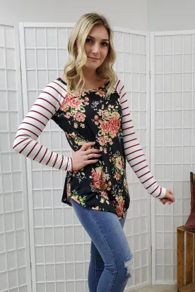 Macey Brooke Floral Top