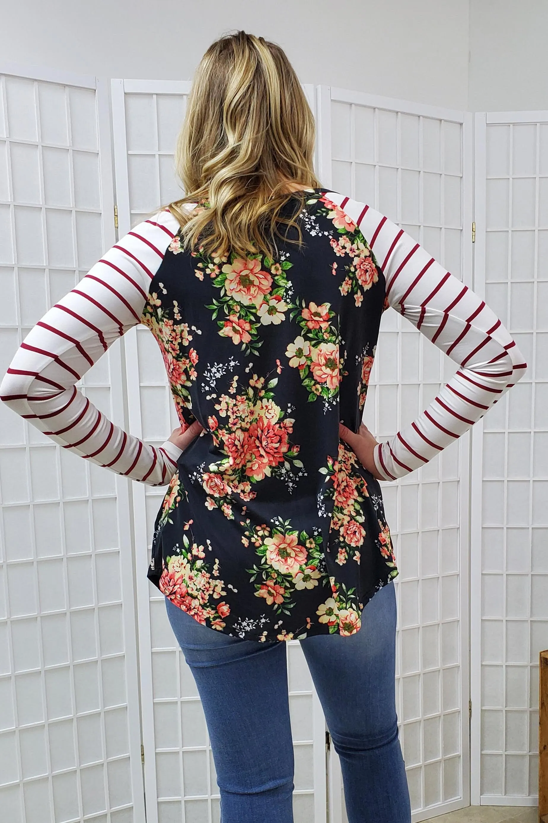 Macey Brooke Floral Top