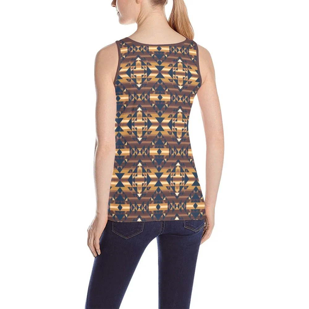 Marron Cloud Tank Top for Women