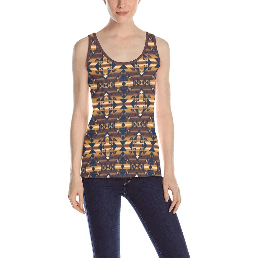 Marron Cloud Tank Top for Women