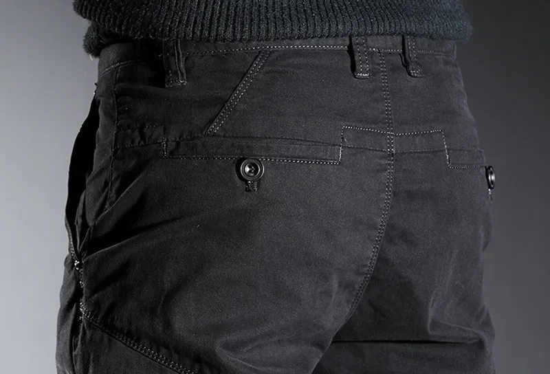 Men's Designer Style Spliced Patchwork Cargo Pants