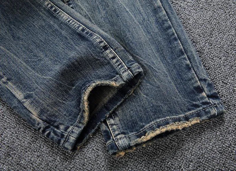 Men's Distressed Casual Jeans