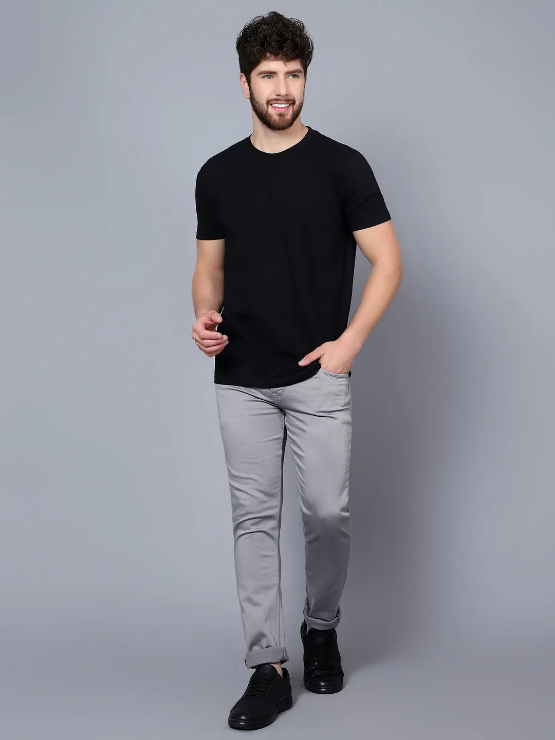 Men's Ultra Narrow fit No Fade Grey  Jeans