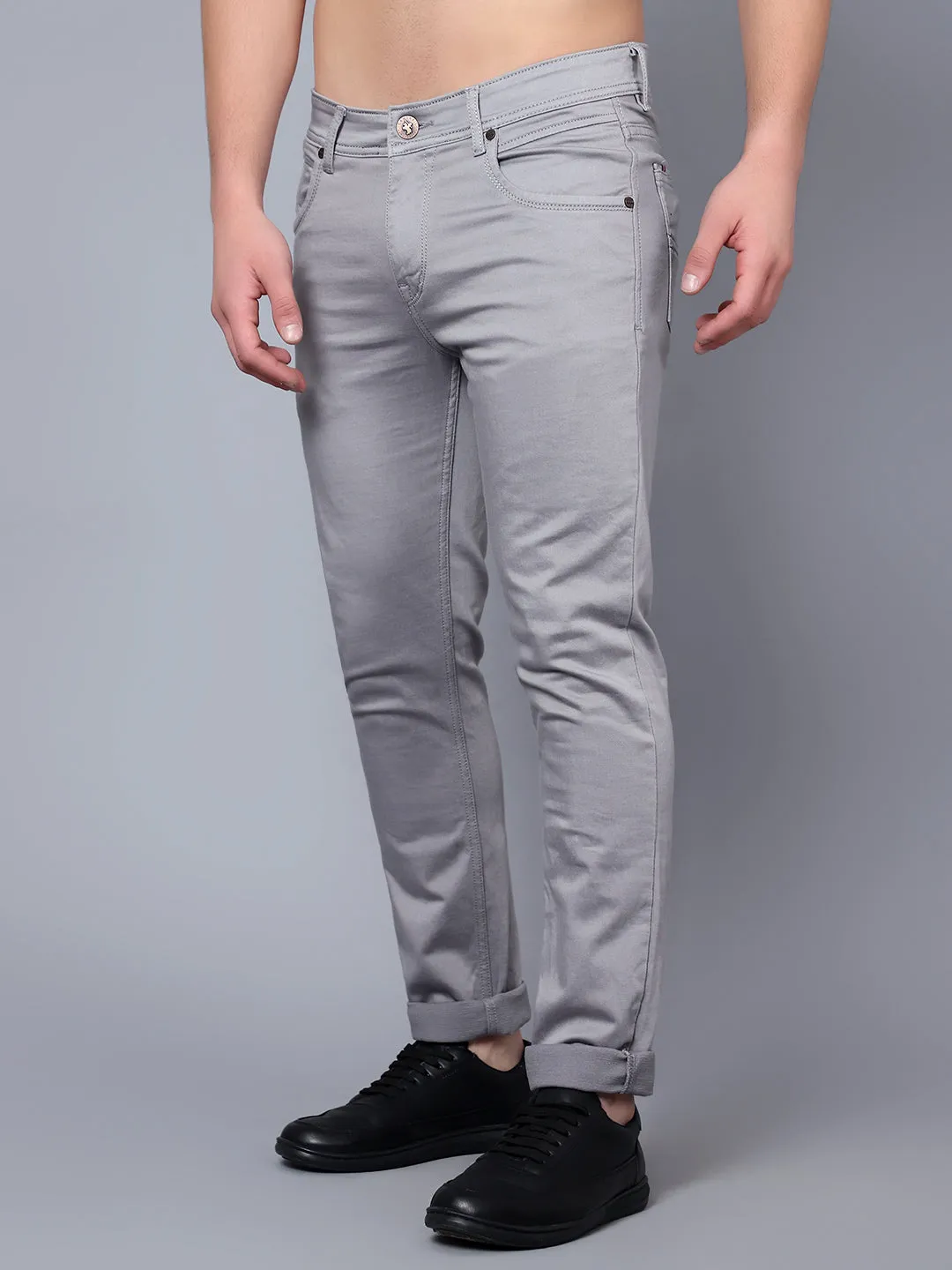 Men's Ultra Narrow fit No Fade Grey  Jeans